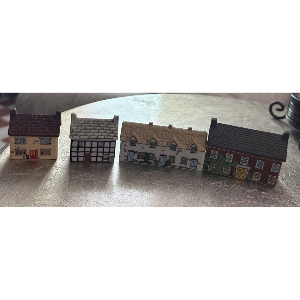 Wade Whimsey on Why Village Set Of 4 Set 3:21 The Sweet Shop, Briar Row Manor
